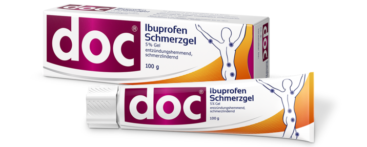 Packshot des doc® Ibuprofen Schmerzgels